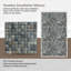 Carreau de mosaïque murale en pierre naturelle 12 "x 12" Florida-93373809