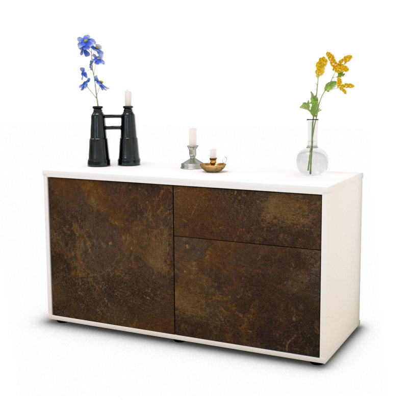 Montrose Sideboard, White/Dark brown
