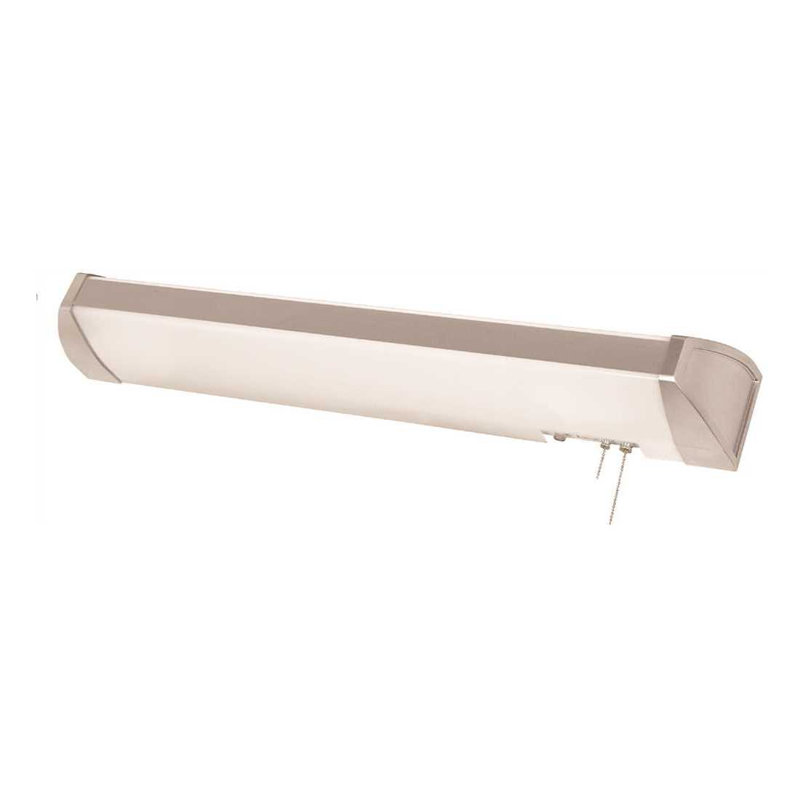 D09B4D68021B46A79703322300CA319D Luminaire de lit intégré à DEL de 40 po, équivalent à 75 watts, fini nickel brossé