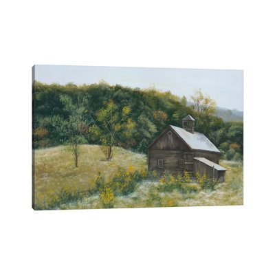 «Barn In Vermont» par Pam Britton - Toile tendue avec châssis sur toile