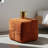 Square Ottoman Footstool, Soft And Comfortable Corduroy Woven Design Sofa Stool-1860198338