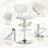 Swivel Adjustable Height Bar Stools with Footrest and Thick Cushion for Kitchen Island Dining Room(Set of 2)-1227582813
