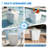 Assemble-Free Pool End Table, Side Table with 2 Cup Holders and 1 Tablet Holder for Outdoor -621900507