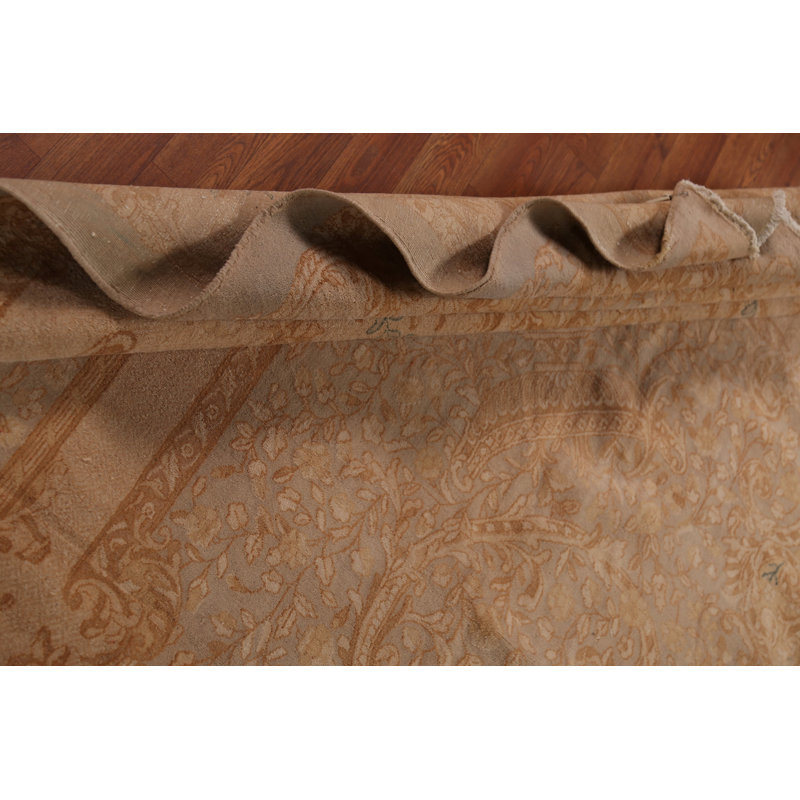 Tapis traditionnel antique à teinture végétale 11 x 20