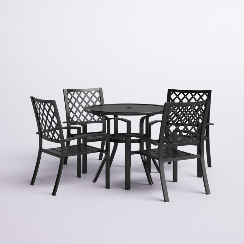 Patio Dining Set with Rectangular Table