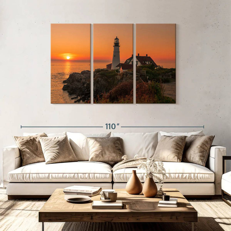 Portland Head Light, 48" H x 74" W