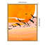 «Birds at Sunset» par Maupin, reproduction d'art sur toile encadrée-835043944