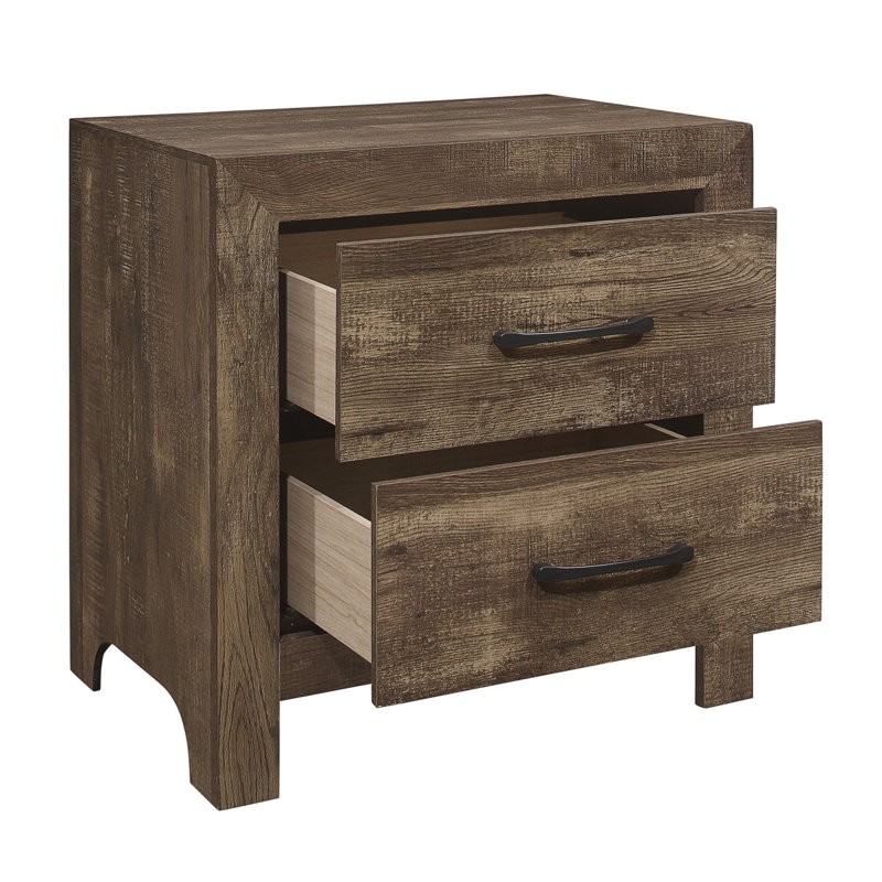 Table de bout Table de chevet moderne Table de chevet Table de chevet, Brun rustique