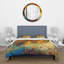 Orange Orange Forest - ensemble de housse de couette Lake House - microfibre de polyester-66392688