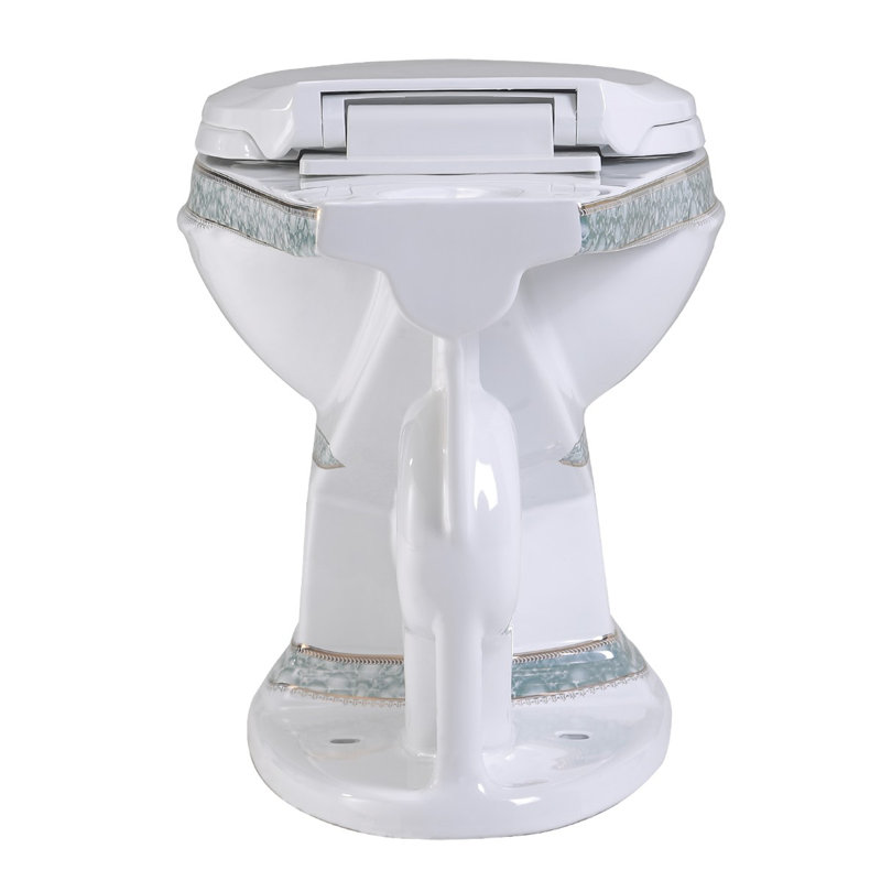White Porcelain Elongated Bathroom Toilet Bowl – Durable Ceramic, Easy Installation, Easy-Clean Surface