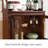 American Style Solid Wood Accent Cabinet