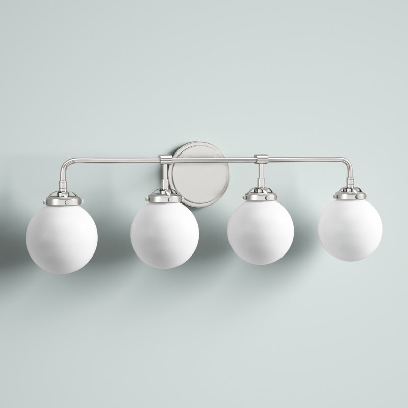 Éclairage de salle de bain à intensité variable Courville, Chrome poli