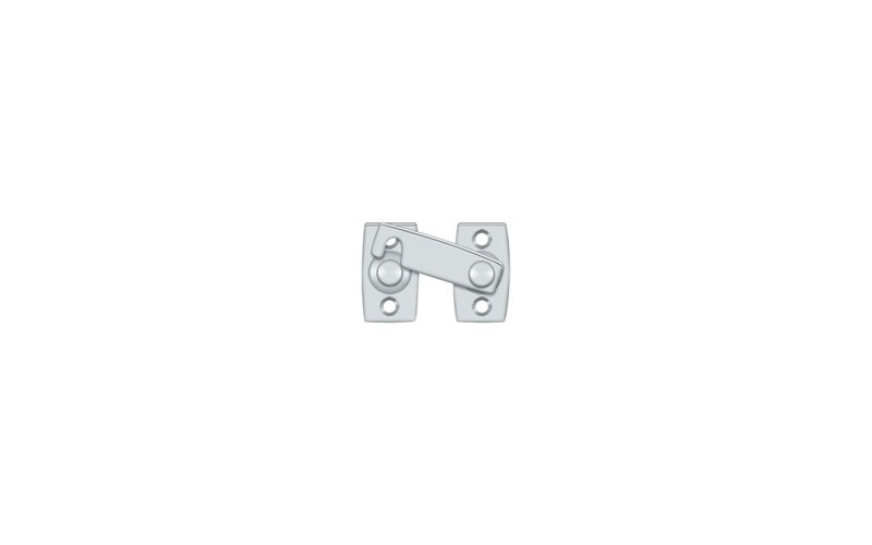 Deltana SB3178U26 Shutter Bar/Door Latch 7/8"; Bright Chrome Finish, Bright Chrome