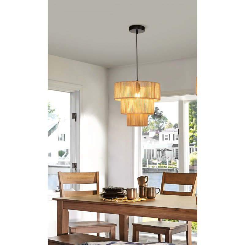 Amelya 1 - Light Matte Black Pendant