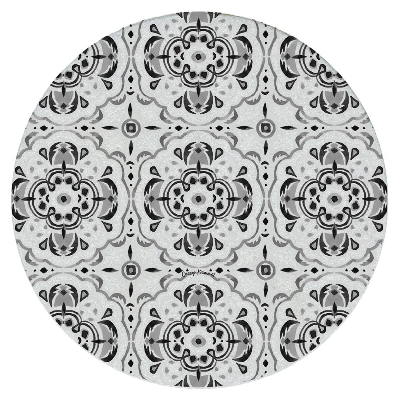 Tile Sketch Single Round Sandstone Coaster Create Your Own Set