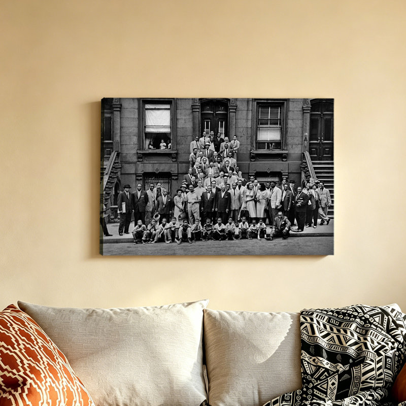 «A Great Day in Harlem», affiche de jazz de 1958, 28 x 40 pouces