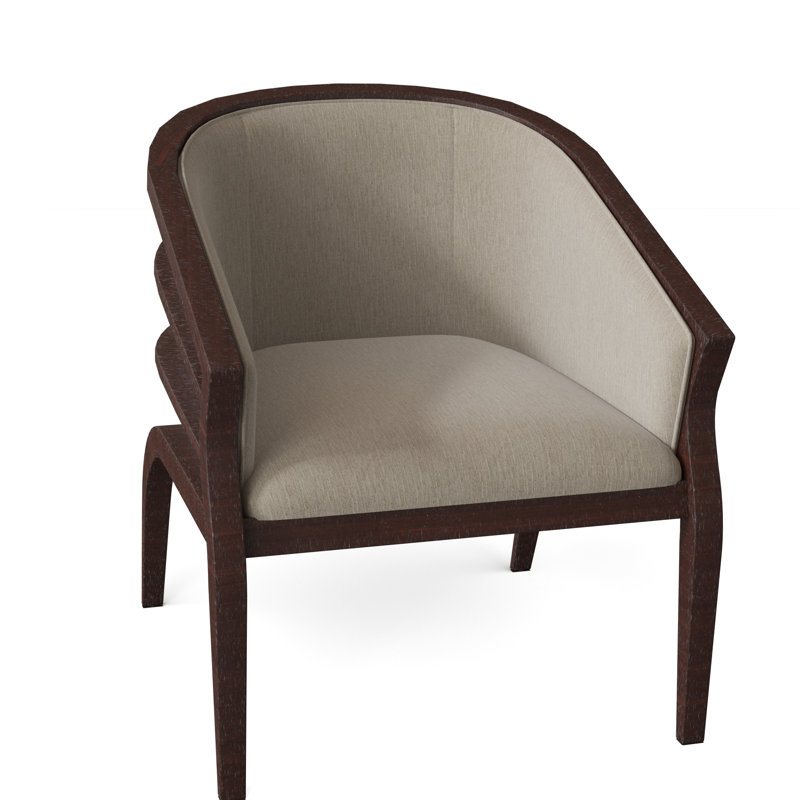 Lynnhaven Armchair, Espresso, Linen (3156 72)