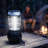 Whetstone Dynamo Hand Crank Solar Powered Lantern - Battery-Operated or Rechargeable LED Light with Adjustable Settings for Camping