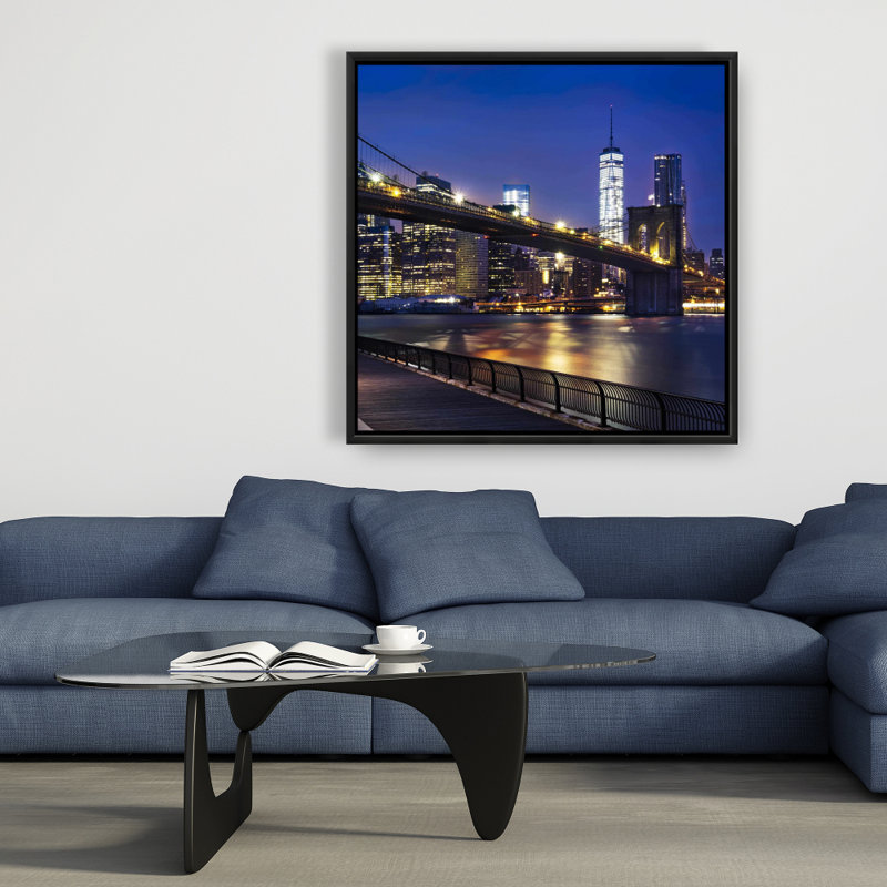 «City At Night» sur toile