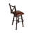 Maegan Swivel Upholstered Counter Stool with Metal Frame-694981141-694981138
