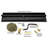 Heavy-Duty Vented Dual Row Gas Burner with Complete Fireplace Connection Kit - NG LP - Easy Install, Bonus Bag of Glowing Embers Included-101122353-101122359