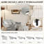 Emma-Leigh 1 Seater Fabric Accent Chairs Bed-307687993