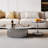 Round marble coffee table set-110081433
