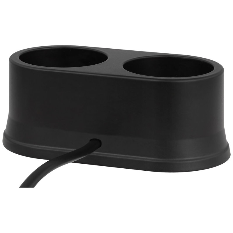 Visual Comfort Signature Cordless Accessory Double R45 Universal Charging Station, Black