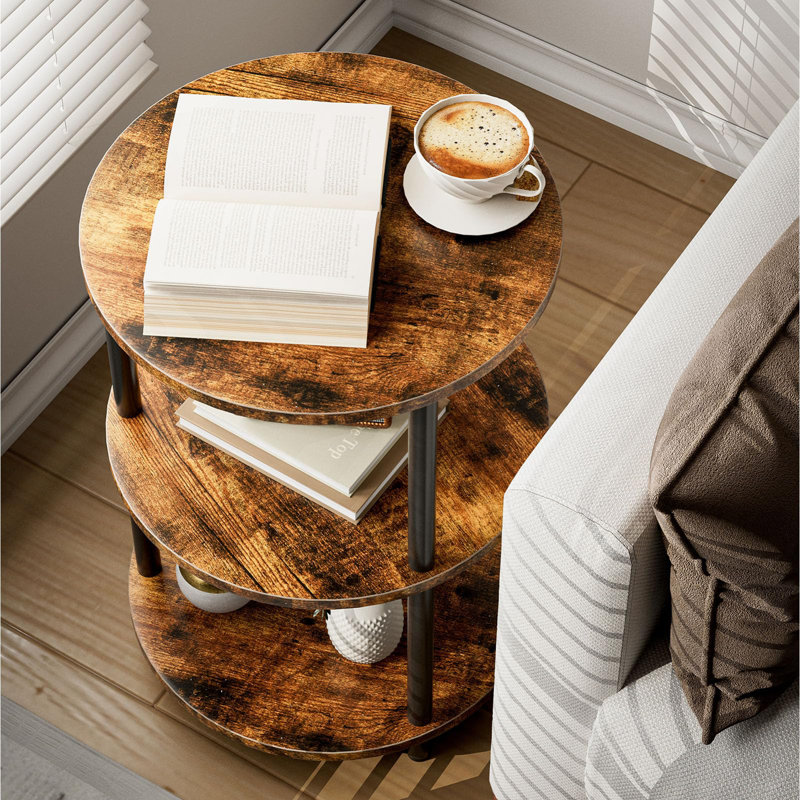Table d'appoint en forme de C