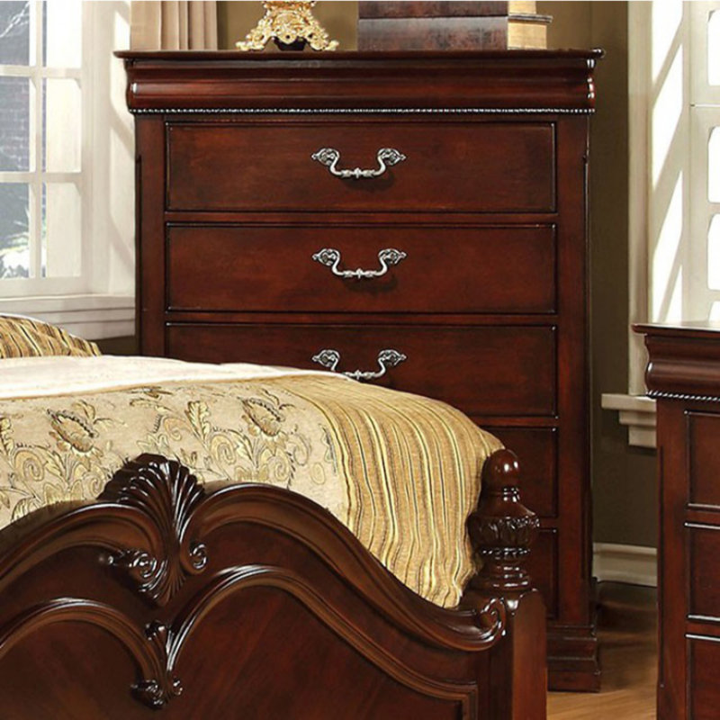 Eivor Solid Wood 38'' W 5 - Drawer Dresser