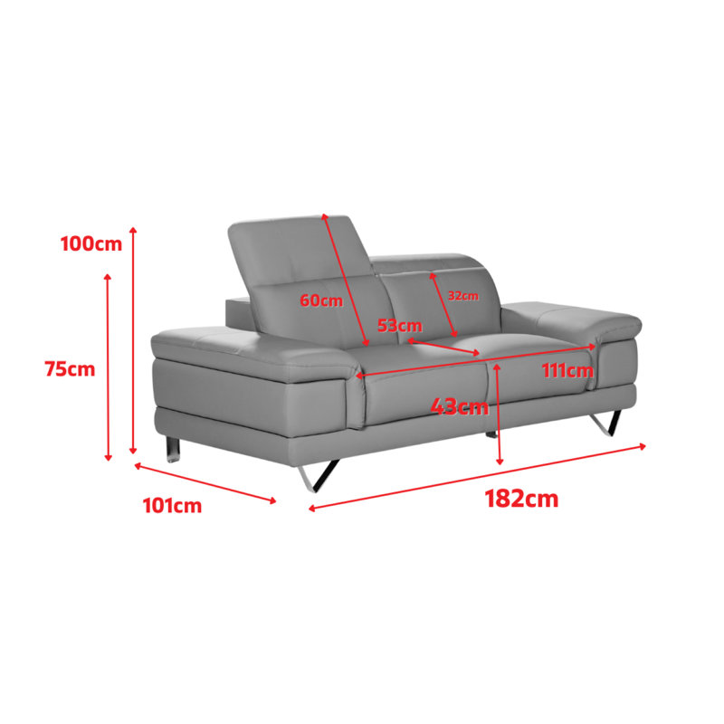 Sofa, 3, Brown Microfiber / Microsuede