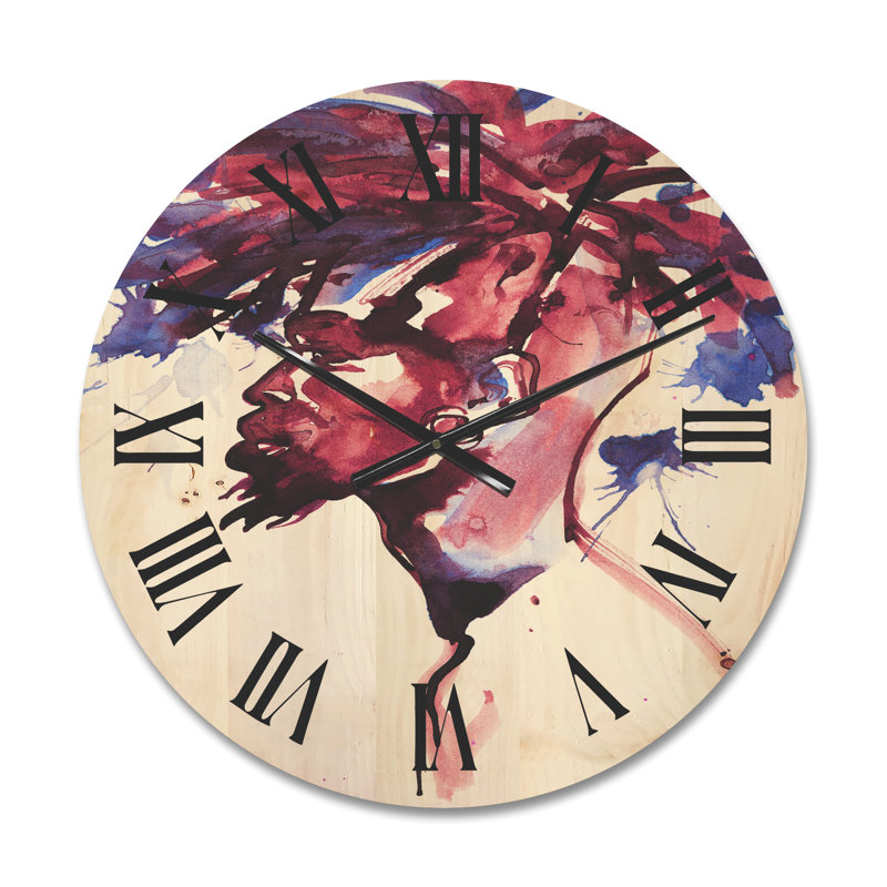 Horloge murale en bois, Moyen