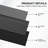 4 PCS 94.5"L x 12.6"W Acoustic Slat Wall Panels, Eco-Wood Look for Home/Office Wall & Ceiling (33.08 sq. ft.)-111010159