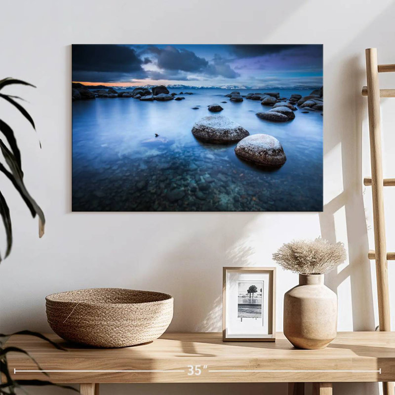 Alvord Calm Waters In Lake Tahoe, 16" H x 24" W