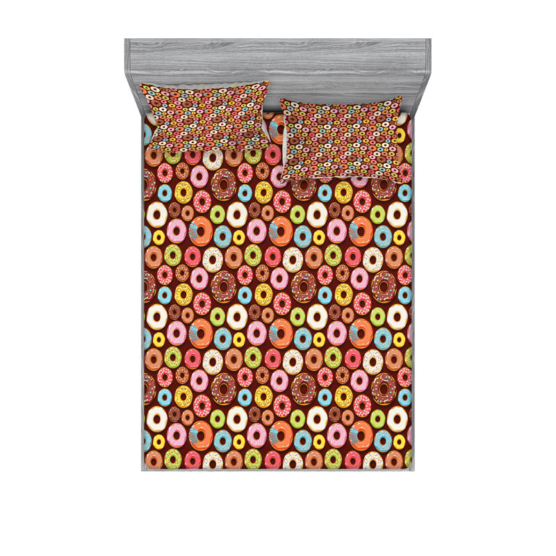 Microfiber Sheet Set, Queen Sheet Set with Fitted Sheet