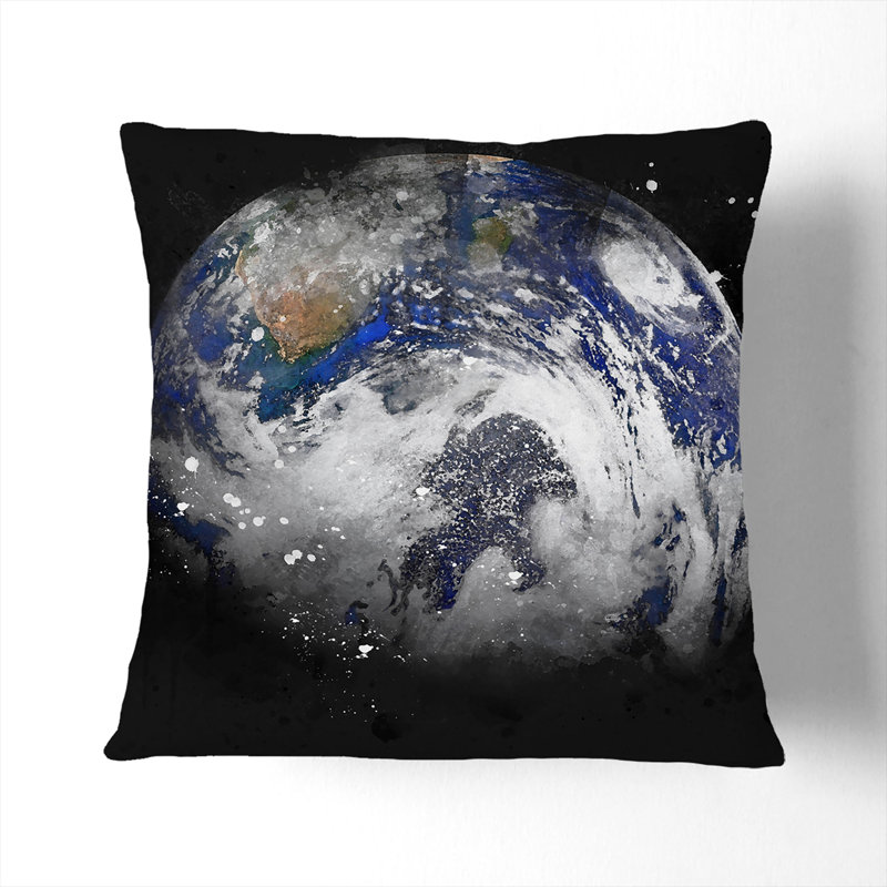 Square Throw Cushion, 40cm H x 40cm W x 15cm D