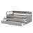 Daybed With 2 Trundles, Storage Shelves, 1 Light For Free And USB Charging Design-586587632