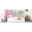 Lit de jour, support en lattes de bois, avec tablette de chevet et deux tiroirs-7615919-7615917