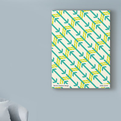 « green arrows », art sur toile