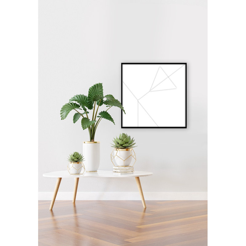 Point Of View - Floater Frame Print on Plastic / Acrylic, 74cm H x 74cm W x 10cm D, Black