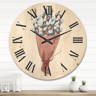 Solid Wood Wall Clock
