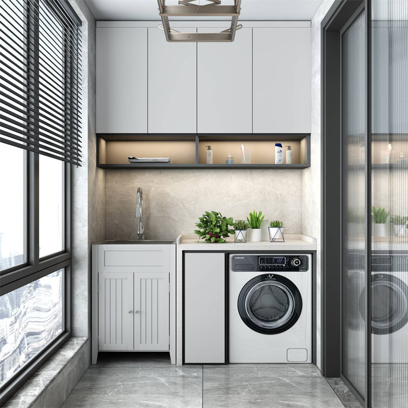 Évier à lessive portatif en acier inoxydable 23,6 po x l 19,7 po avec robinet