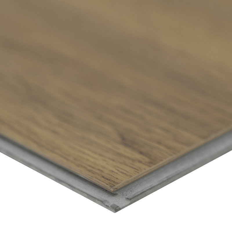 Harper Grot Brown 9 in. x 60 in. 4.4mm 6mil Waterproof Rigid Core Luxury Vinyl Plank Flooring, Grot Brown