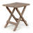 Ebern Designs Adirondack Portable Camping Plastic Folding Side Table, 2 Pack, Taupe