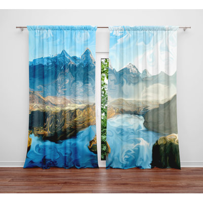 Radcliff Semi Sheer Curtain Panel Pair