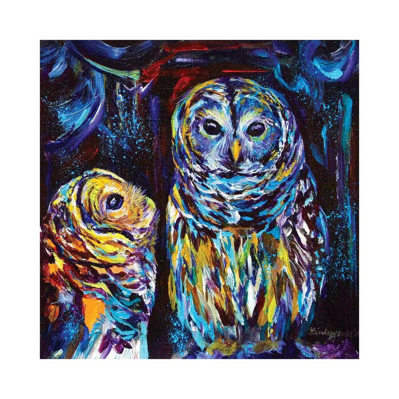 Lindsey Dahl - Wrapped Canvas Painting, 45.72 cm H x 45.72 cm W x 3.175 cm D