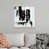 White Floating Frame Canvas selected