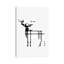 Tartan Deer by Leah Straatsma - Wrapped Canvas Gallery-Wrapped Canvas Giclée-1278952593
