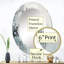 Rasharkin - Miroir mural floral ovale-635676236