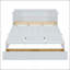 Grand lit escamotable avec port USB et grand tiroir